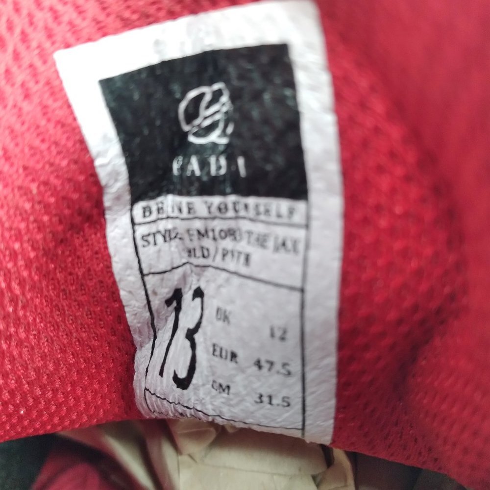 Radii The Jax Snake Print Blood Python Low Top Sn… - image 3